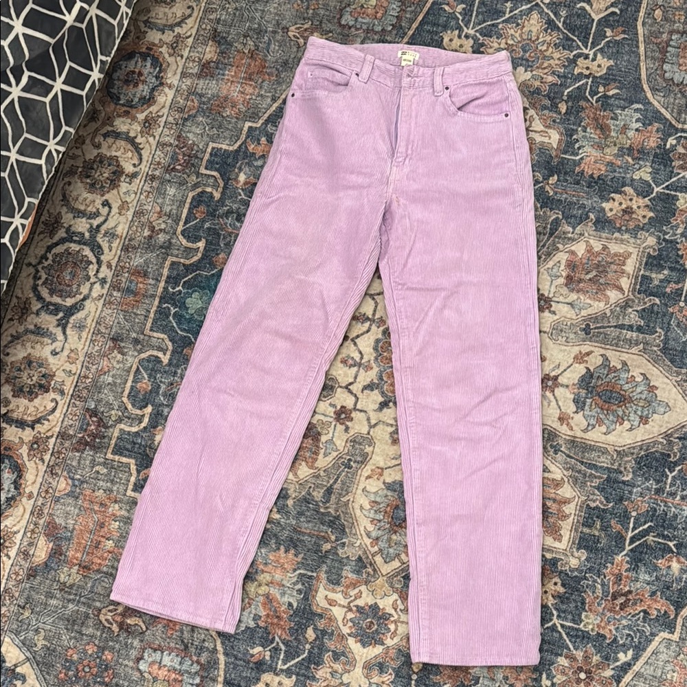 Lilac corduroy pants